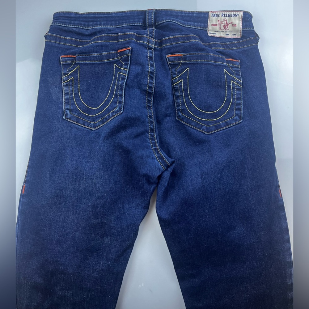 True Religion Billie Mid Rise Straight Jean S86-30 - Picture 9 of 9